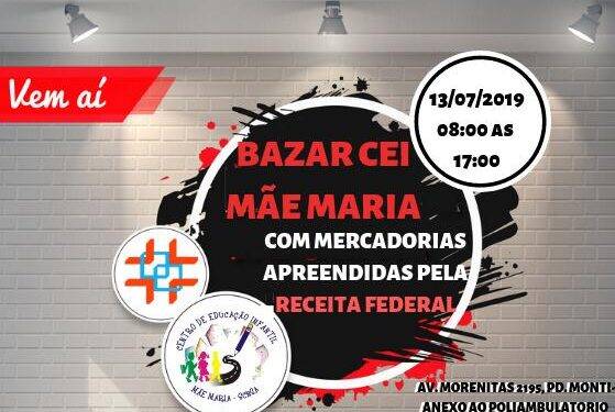 Entidade em Foz promove bazar de mercadorias apreendidas pela Receita Federal neste sábado